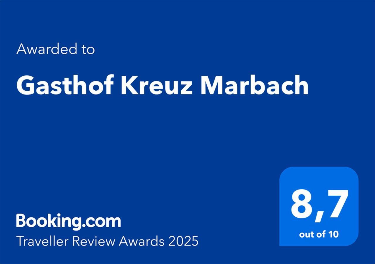 Gasthof Kreuz Marbach Zewnętrze zdjęcie